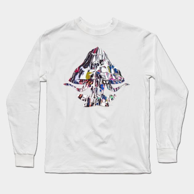 Psilly Cyben X A.I. Long Sleeve T-Shirt by Algorithmic Output